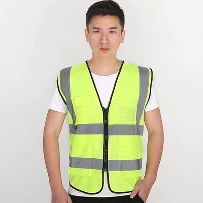 Großhandelswesten-Jacken-kundenspezifische Logo Safety Vest Work Reflective-Sicherheits-Kleidung der sicherheits-SJV01