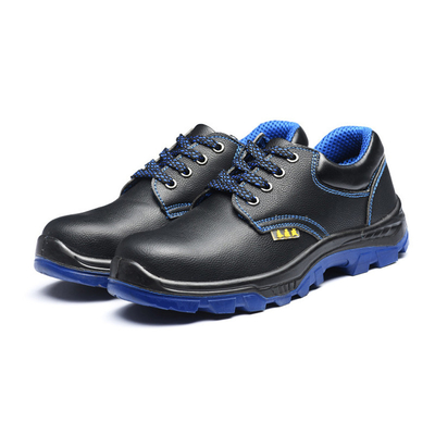 SJH06 machte in Rindleder-Sandwich Mesh Safety Shoes der China-Arbeitssicherheits-Schuh-hohen Qualität