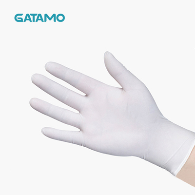 Des Latexuntersuchungshandschuhporzellans des weißen Gummilatex der handschuhe G36 billige pulverisierte kundenspezifische Latexhandschuhe