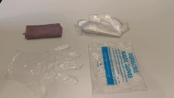 Küchen-Nahrungsmittelgrad Plastik-PET Handschuhe HDPE Wegwerfhandschuhe PET SW02 Gatamo klare transparente